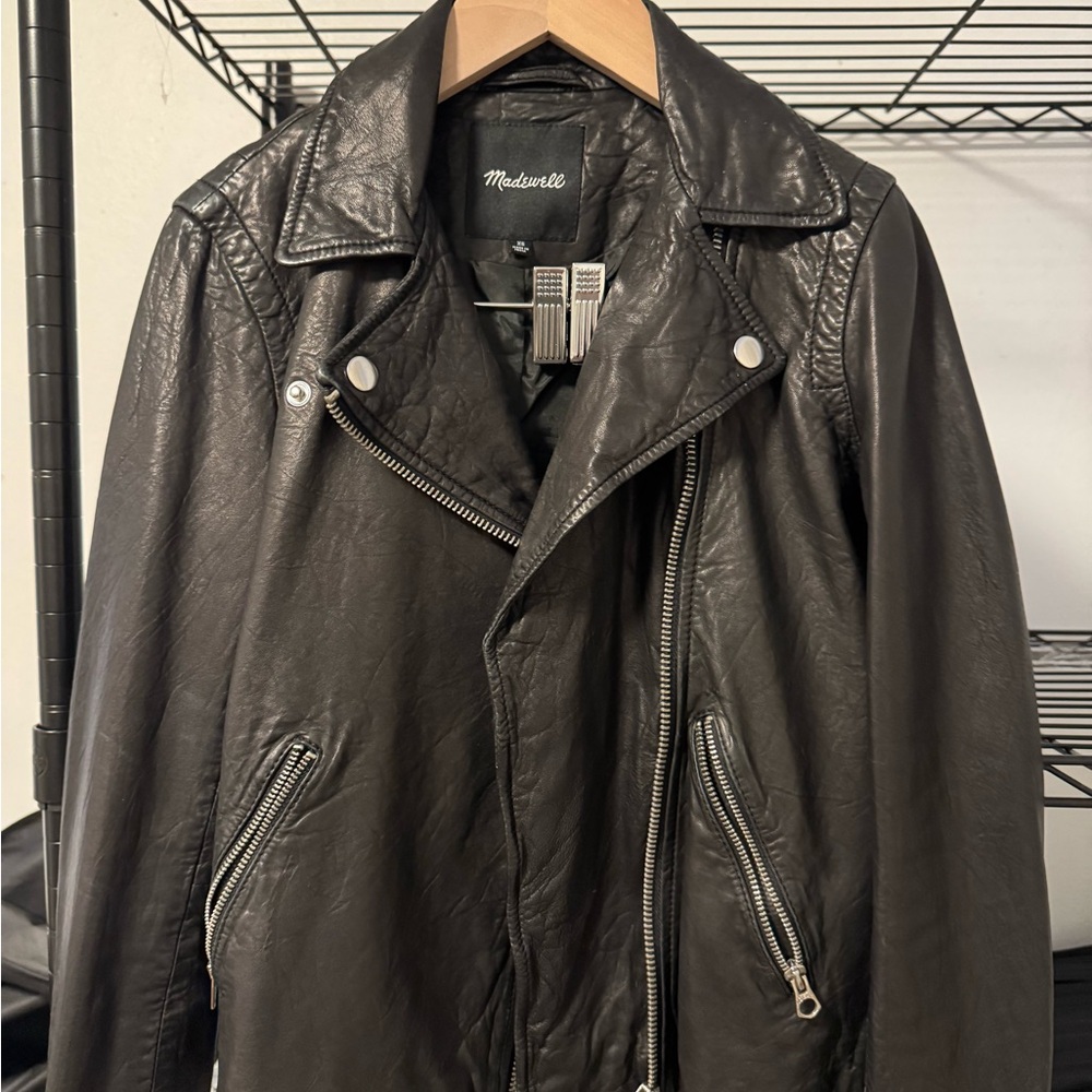 Madewell Black Leather Jacket